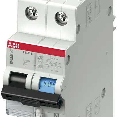 Disgiuntore differenziale SMISSLINE TP 6A/30mA C L+N 6kA 