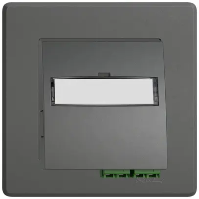 Prise FTTH ENC EDIZIO.liv SNAPFIX® LC APC Diamond F-3000 2 connecteurs grf 