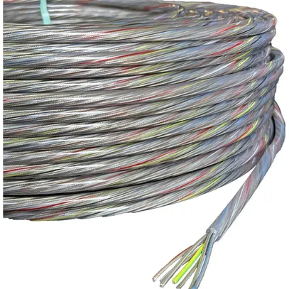Câble Elektrogros TDLR 7×0.75mm² transparent rouleau à 100m 