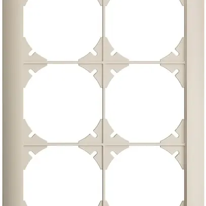 Telaio di copertura EDIZIOdue 2×3 crema 