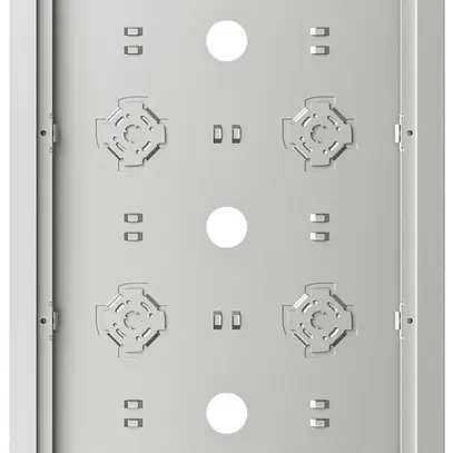 Scatola AP Siedle 8× 232×432×36.5mm argento 