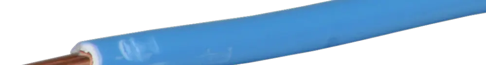 T-Draht 6mm² hellblau Ring à 100m H07V-U Eca 