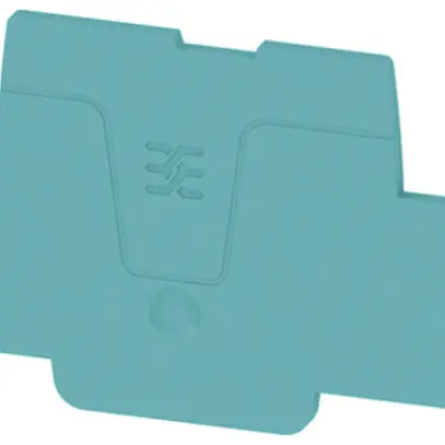 Abschlussplatte Weidmüller SEP 2T 2.5mm² 2.1mm V0 blau 