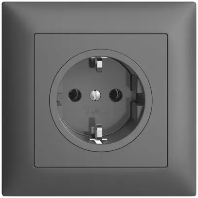 Presa SCHUKO INC EDIZIOdue FMI, 16A, 250VAC, L+N+PE grigio scuro 