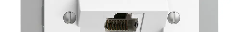 Prise ENC 1×RJ45/s 8P ITplus EDIZIOdue blanc 