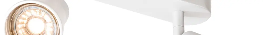 Plafoniera/lpda a muro SLV AVO DOUBLE CW GU10 2×50W 240×95×115mm bianco 
