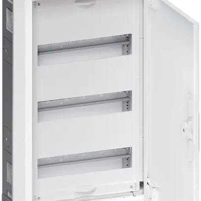 Distributeur ENC Hager univers 3-rangées 36UM porte IP30 300×500×110mm 