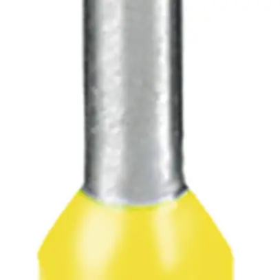 Embout de câble isolé PX 0.25mm² L=6 jaune 