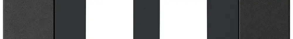 Kit frontal ENC HMS kallysto.pro pour 2 modules noir 