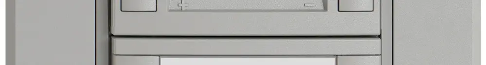Poussoir RTH ENC EDIZIO.liv SNAPFIX® a.RGB-LED étiqu.2×touches comm.2T grc 