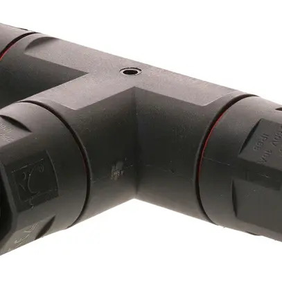 Raccordo di cavo MH devirata T 3×0.5…2.5mm² Ø6.5…11mm Ø30×88×142mm IP68 nero 