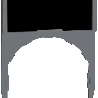 Porta-placchetta Schneider Electric 30×50mm nero o. rosso 