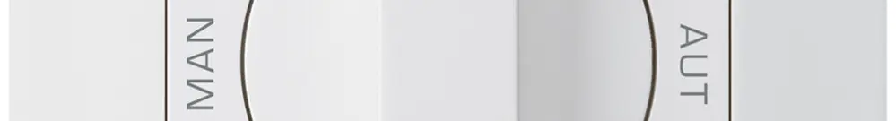 Interruttore rotativo INC 0-Man-0-Aut. bianco kallysto.trend 2/1L con manopola 