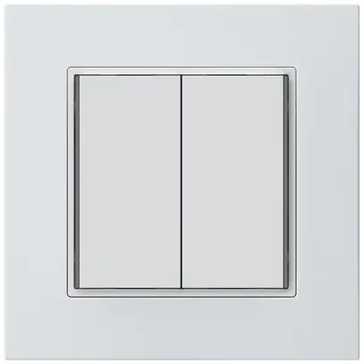 Pulsante KNX INC KPR 2×tasti 4×punti azionamento LED bianco 