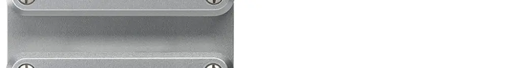 UP-Kopfzeile robusto 1×3 aluminium 