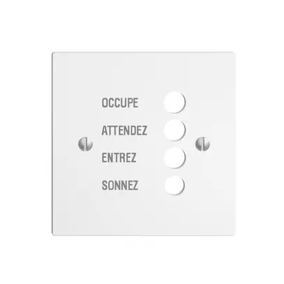 Placca frontale EDIZIOdue bianco francese 