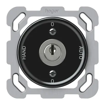 Interruttore a chiave INC origin comm.2/1L 16A 250V 0-AUTO-0-HAND 77×77mm ne 