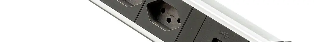 Prise multiple de table Desk-Mountain 3×T13/1×USB-A/1×USB-C 3m T12 F=10A 