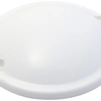 Rosone da soffitto th Ø90mm bianco con buco di fissaggio 