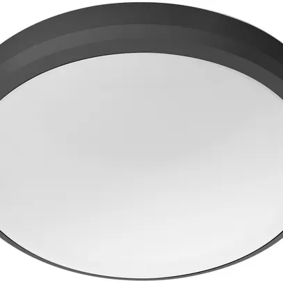 Plafonnier LED Philips Doris 6W 640lm 4000K IP54 Ø220mm noir 