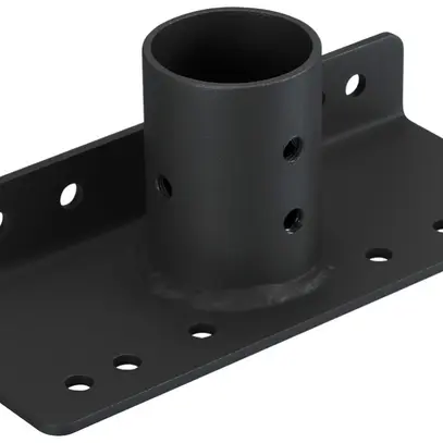 Adaptateur de mât Sylvania Kalani aluminium Ø66×290mm noir 