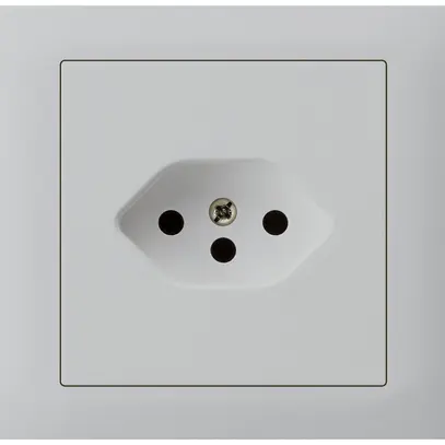 Presa INS kallysto T13 montaggio T scatola INS G3 telaio a innesto grigio chiaro 