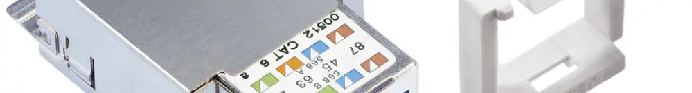 Module de raccordement cat.6.1×RJ45/s Snap in R&M 