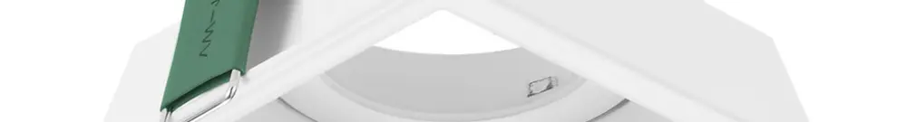 Einbaurahmen LUDOSPOT 50 SQUARE DECO TILT, EB 75×75mm, weiss 