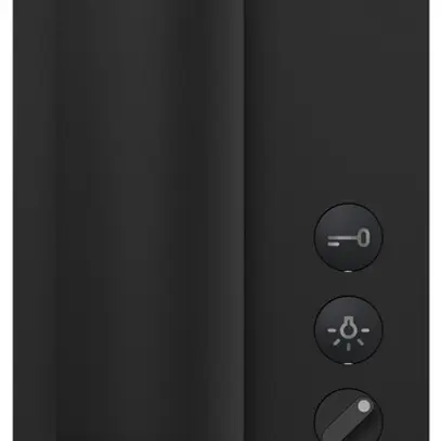 Poste audio intérieure AP Siedle Standard 1+n ouvre-porte commutation auto noir 