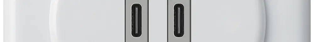 Presa di carica USB INC Hager basico C-C 20W 5V 86×86mm bianco 