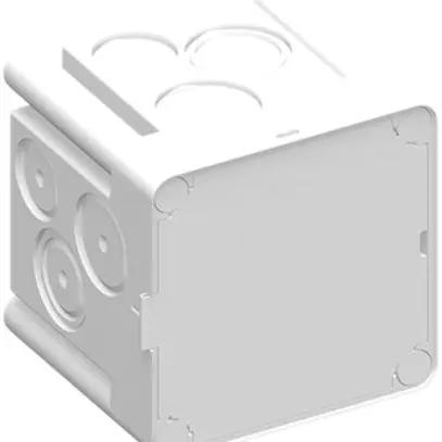 Boîte pour paroi creuse AGRO 1×1 850°C avec couvercle de protection M20/25 