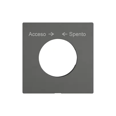 Kit di montaggio EDIZIO.liv SNAPFIX® pulsante girevole chi.Acceso → ← Spento grs 