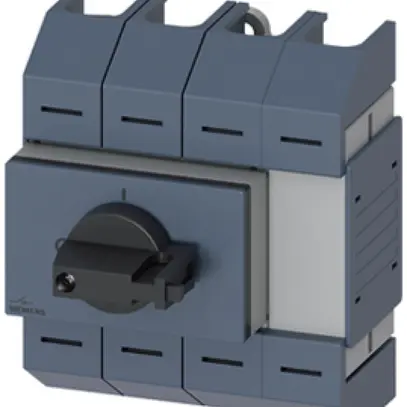 Sectionneur de charge AMD Siemens SENTRON 3KD0 4P 63A 690V 1NC 1NO IP10 noir 
