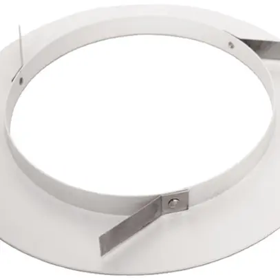 Cadre d'encastrement SG Rax 200 acier Ø270mm blanc 