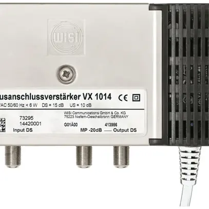 Amplificatore R/TV WISI VX1014 1GHz 14dB con FOSTRA 