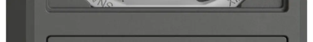 Combinazione AP EDIZIO.liv SNAPFIX® 2×1 140×74mm vuoto+3×T13 grigio scuro 