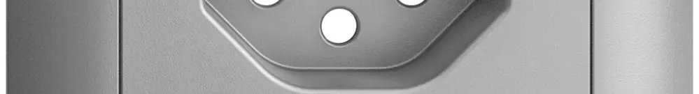 Kit frontale INC EDIZIOdue silver 88×88mm T13 con lente 