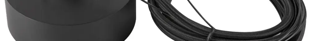 Kit de suspension à corde SLV DECONA acier 1500mm noir 