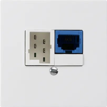 Scatola INC DSL kallysto 1×RJ45/1×T+T bianco 