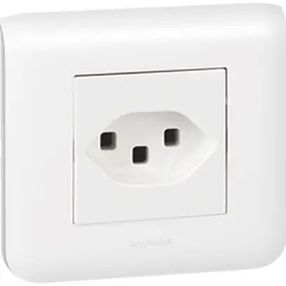 Presa INC Euroline Mosaic tipo 23 Best-Price-Pack 10 per 8, bianco 