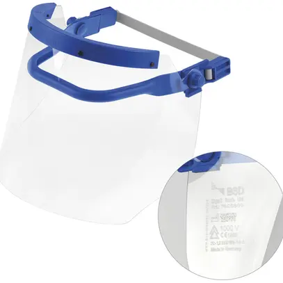 Visière de protection CIMCO 1000V classe 1 selon DIN EN 166 