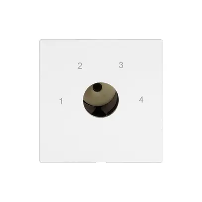 Interruttore a chiave EDIZIO.liv per KABA 1514 c.cont.sep.1P 1-2-3-4 p=77mm bi 