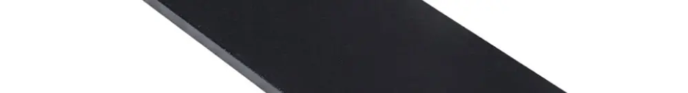 Cache frontal ROLINE 480×133mm acier noir 