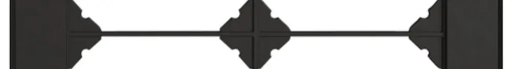 UP-Abdeckrahmen EDIZIO.liv SNAPFIX® 4×2/2×4 156×276mm sz 