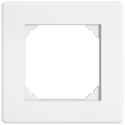 Telaio di copertura INC EDIZIO.liv SNAPFIX® 1×1 96×96mm bi 