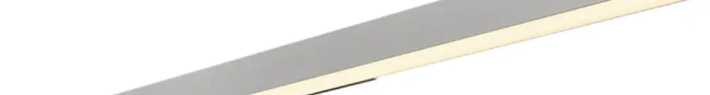 Lampada a muro LED SLV Q-LINE, 42W 230V 3000K 3800lm IP20 grigio argento 