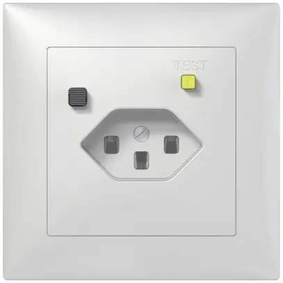 Prise FI ENC SIDUS B T23 30mA blanc brillant 