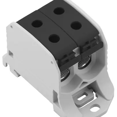 Blocco di distribuzione WM WPD 230 2×50/2×50mm² 150A 1000V TS35 nero 