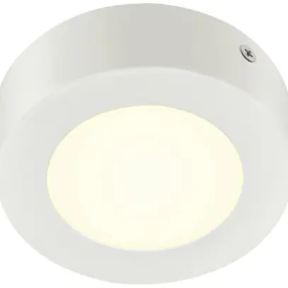 Plafoniera/applique LED SLV SENSER 12 ROUND 8.2W 470lm 4000K REG bianco 