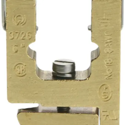 Morsetto di terra componibile Woertz 2.5…6mm² raccordo a vite 2×1 guida G 